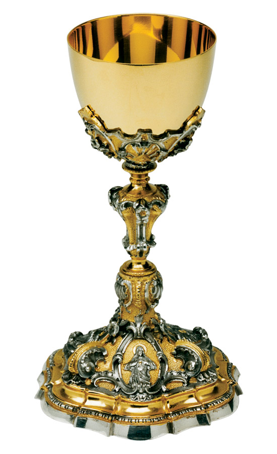 Calice per Comunione con figure del Cristo e del Sacro Cuore Calici religiosi e calici da Calice per Comunione con figure del Cristo e del Sacro Cuore Calici religiosi e calici da